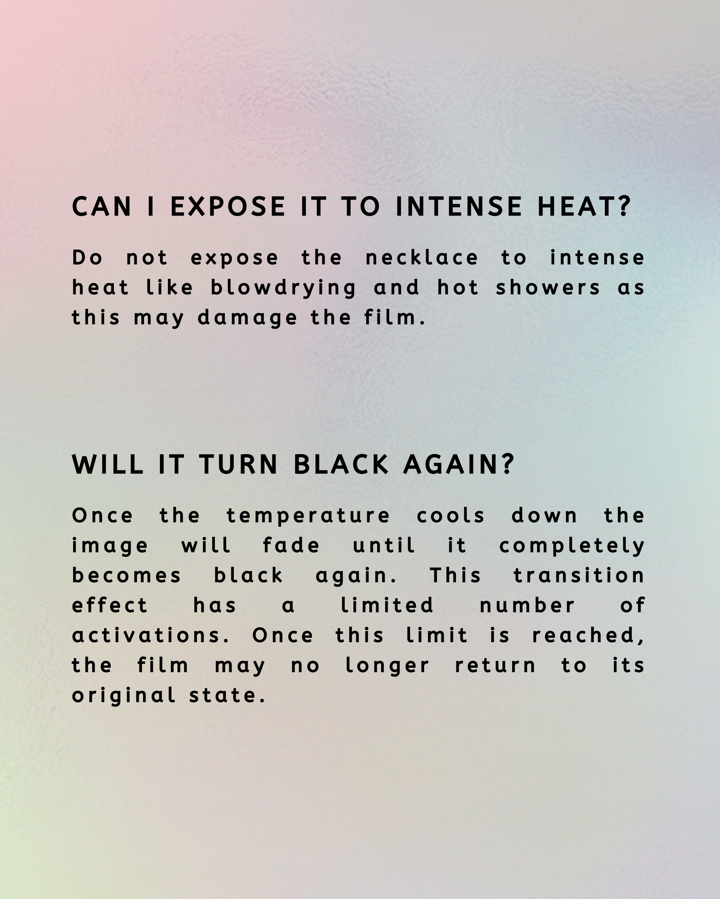 Runa Color-Changing Photo Necklace