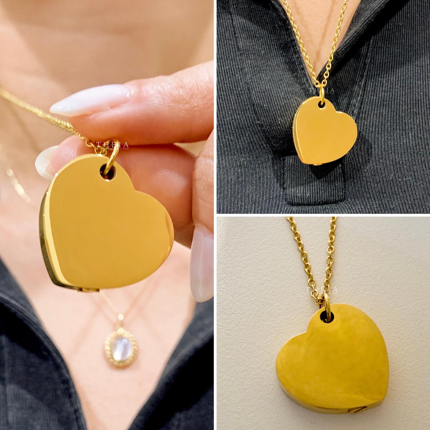 URN Line Art Necklace